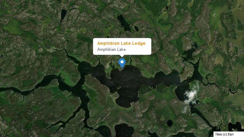 Map preview of the lake and surrounding area