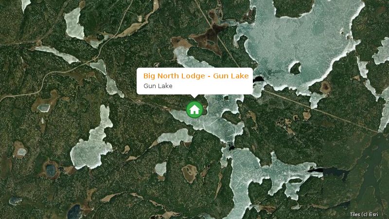 Map preview of the lake and surrounding area
