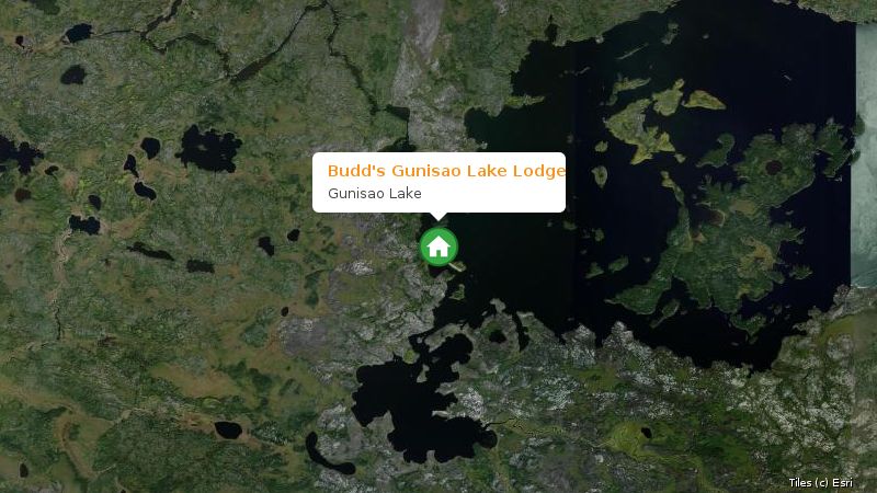 Map preview of the lake and surrounding area