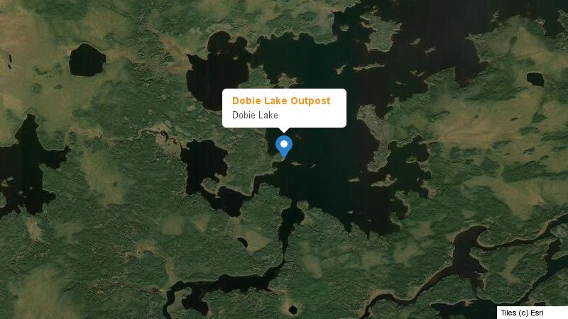Map preview of the lake and surrounding area