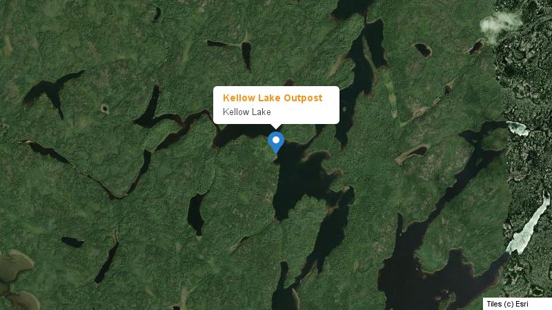 Map preview of the lake and surrounding area
