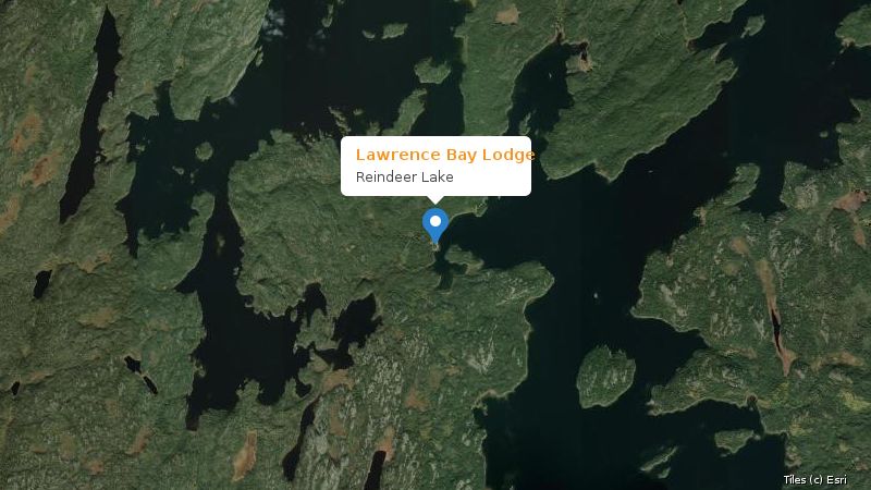 Map preview of the lake and surrounding area