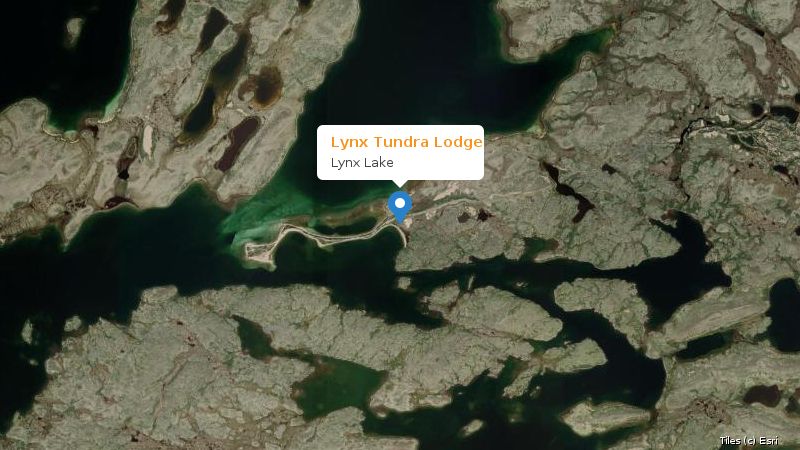 Map preview of the lake and surrounding area