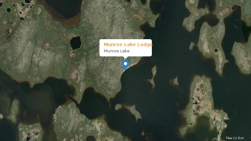 Map preview of the lake and surrounding area