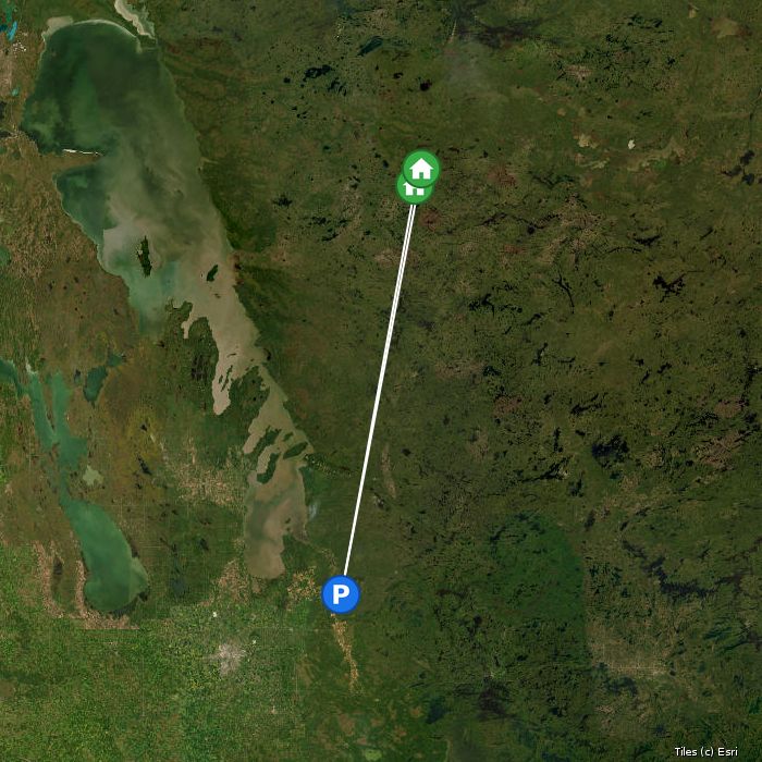 Satellite map of Cobham River Lodge & Outposts lodges and air base