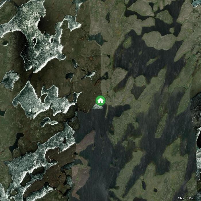 Satellite map of Marshland Outfitters lodges and air base