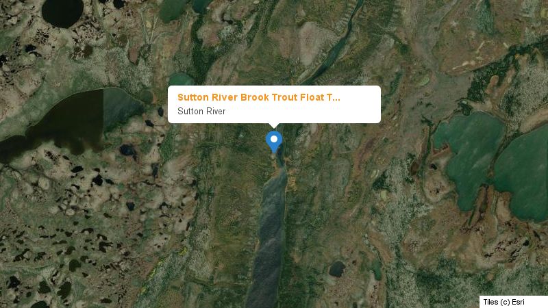 Map preview of the lake and surrounding area