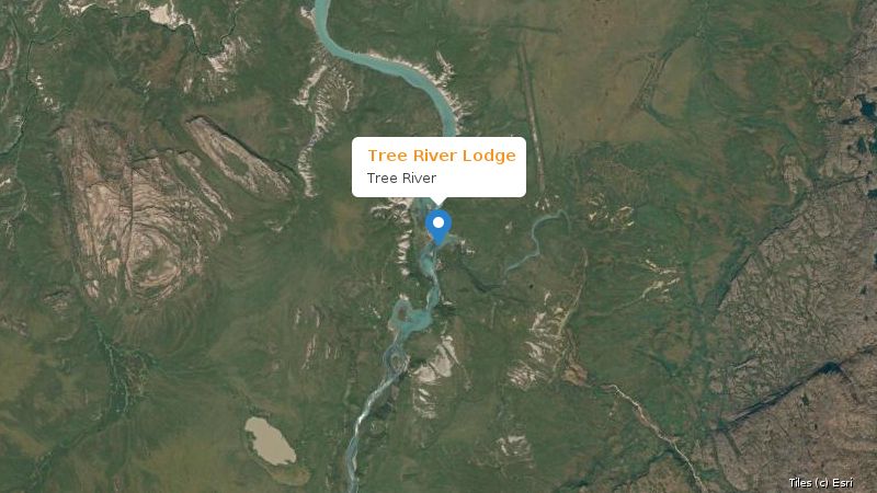 Map preview of the lake and surrounding area